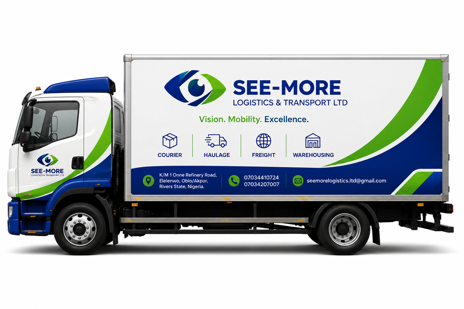 SEE-MORE Logistics Branded Box Truck